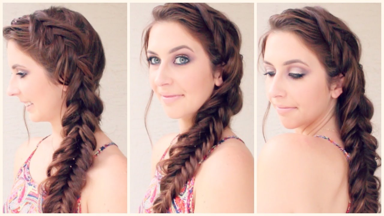 Dutch Fishtail Braid Updo | Courtney Lundquist