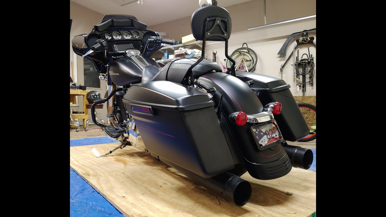 $14 Lowering Kit from Amazon! Lowering Kit addition to Air Ride suspension on Harley Street Glide.