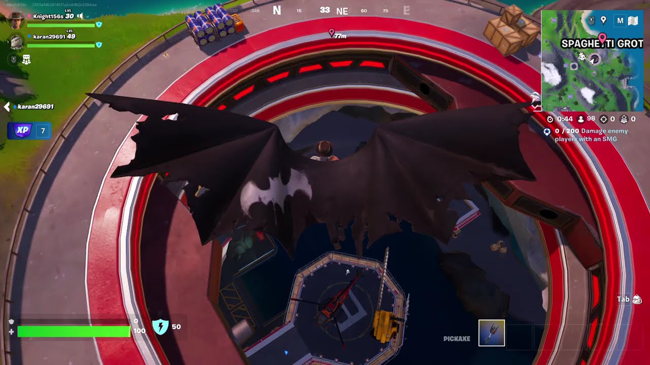 Eminem Boss (Rap God), RG's Minigun Mythic in Spaghetti Grotto : Fortnite Gameplay (No Talking)