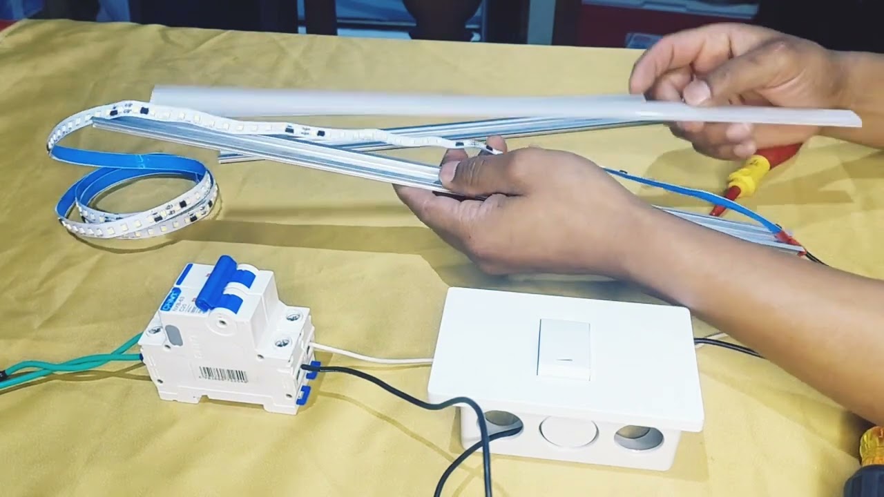 Como conectar una tira led de 110 voltios sin transformador.
