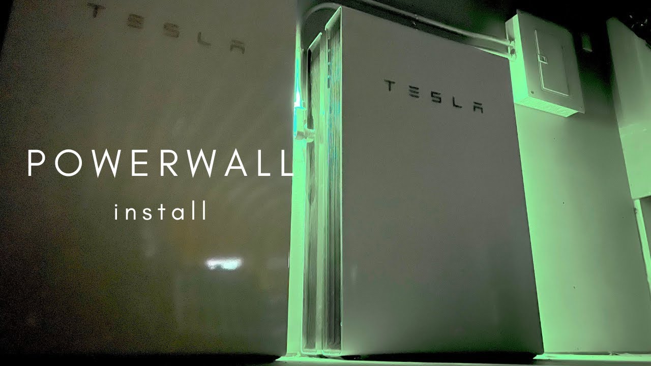 4 Tesla POWERWALLS- Home Installation BATTERY back-up & SOLAR in Canada 🇨🇦