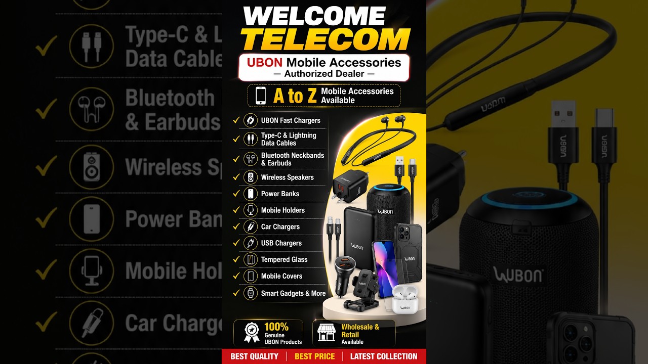 WELCOME TELECOM UBON Mobile Accessories &ndash; Authorized Dealer Kyu Bechana Chahiye