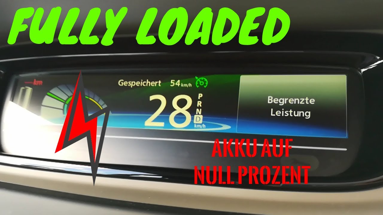 Renault ZOE - Akku auf 0% - STEHENGEBLIEBEN! // FULLY LOADED