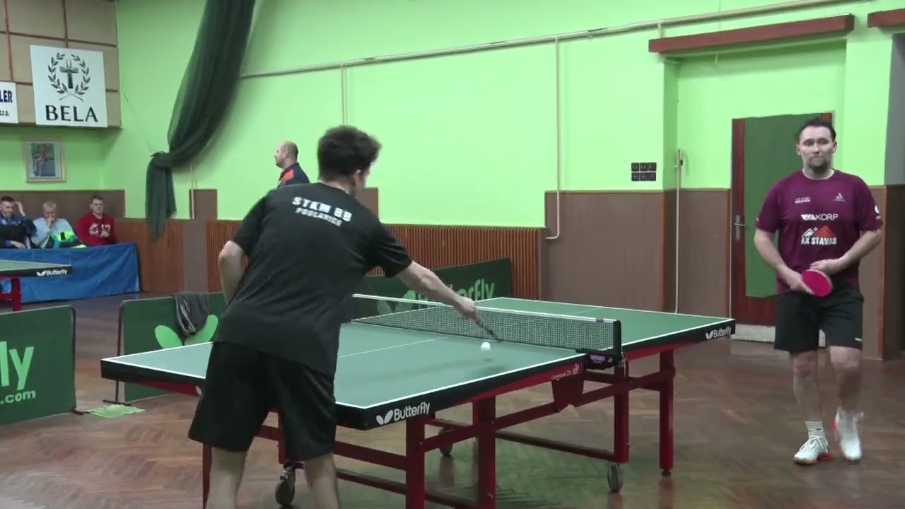 Stolný tenis 1. liga - MSTK Viakorp Krupina A - STKM Podlavice