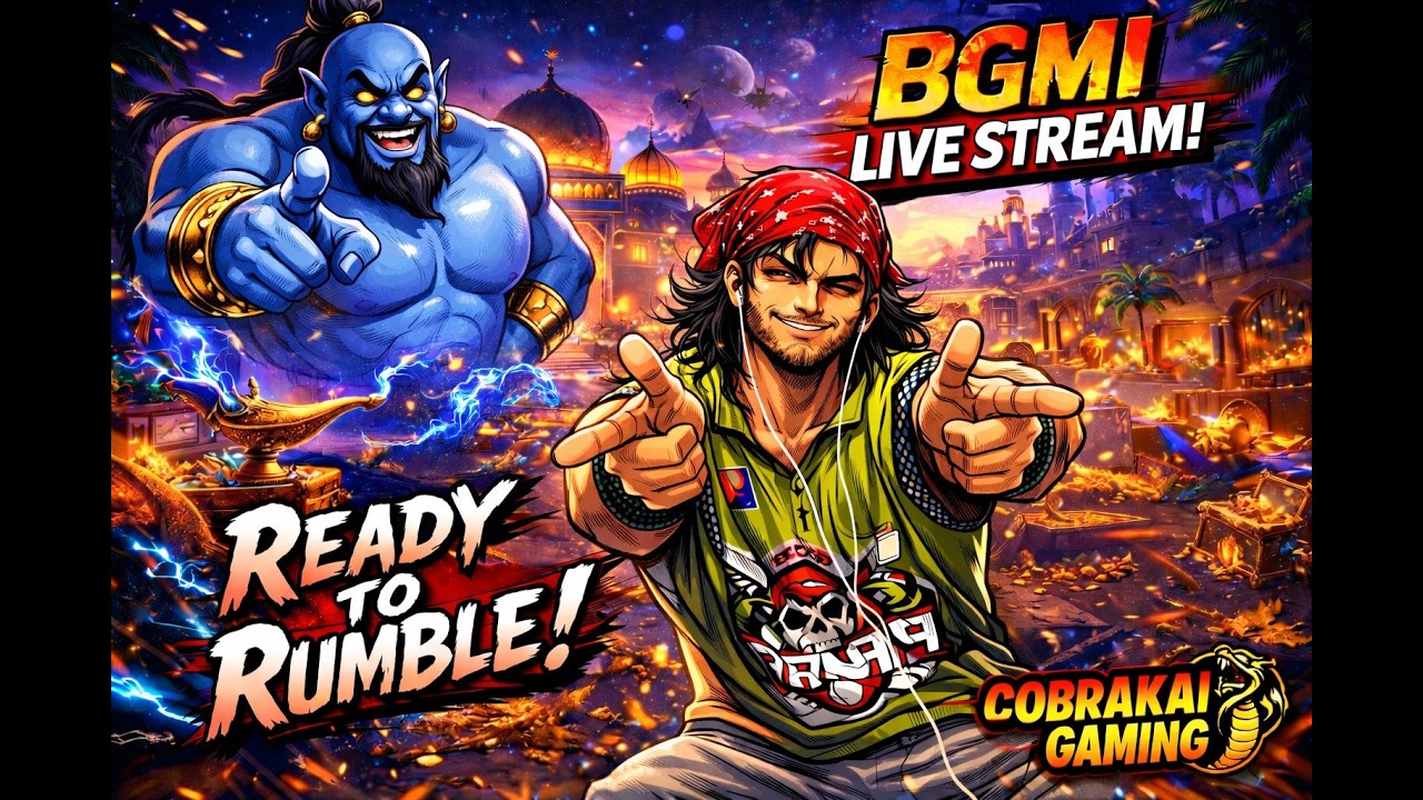 NEW BGMI Aladdin Event LIVE 🔥 | CobraKai Gaming #bgmilive #aladdinupdate #bgmi #gaming