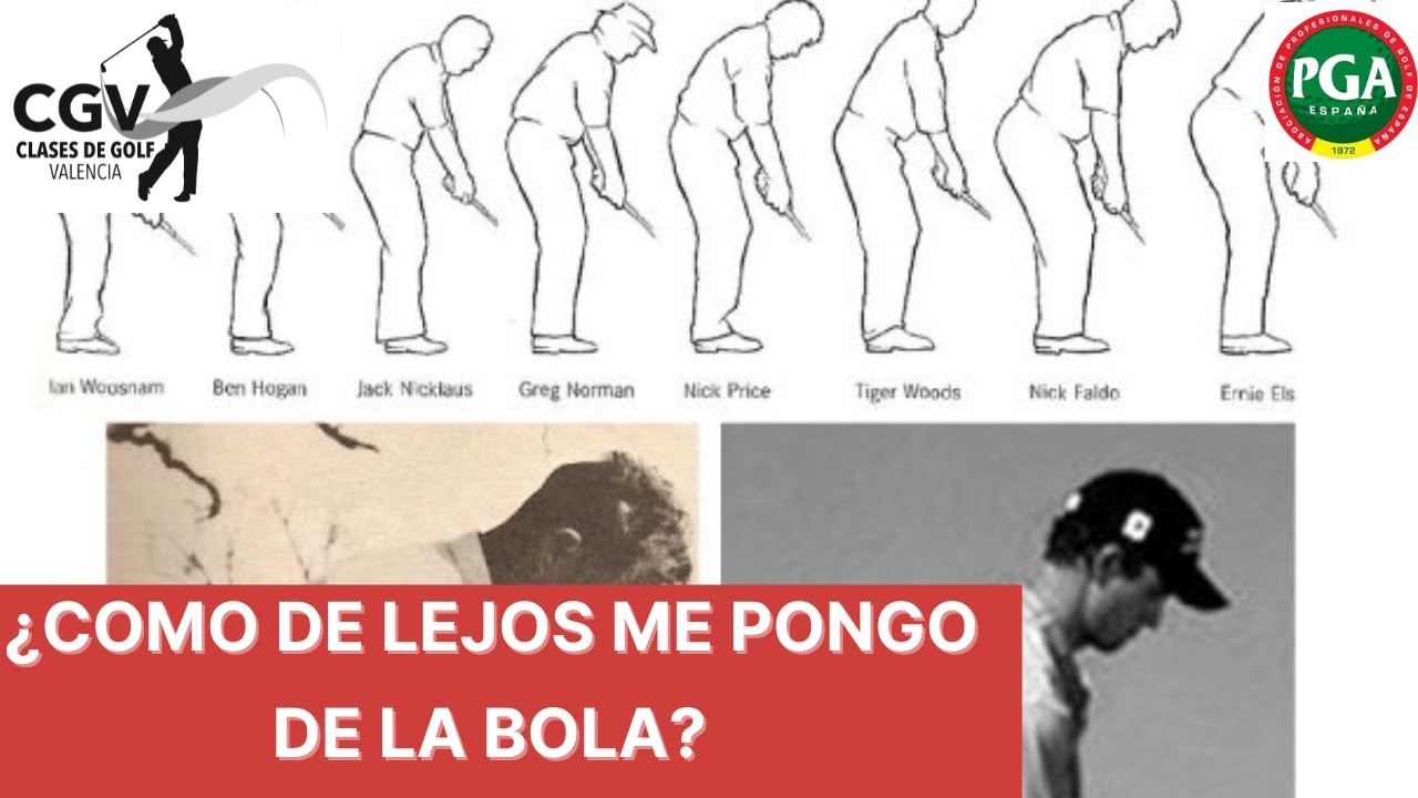¿Cómo de lejos me tengo que poner de la bola?Claves de la colocación-  Clases de GOLF en Español