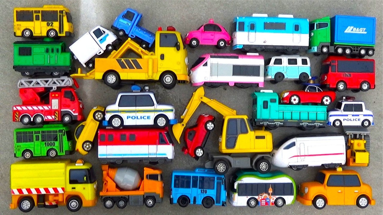 Toto, Peanut, Tayo, Gani, Frank, Ruby, Titipo, Genie, Poco, Speed | Tayo the Little Bus