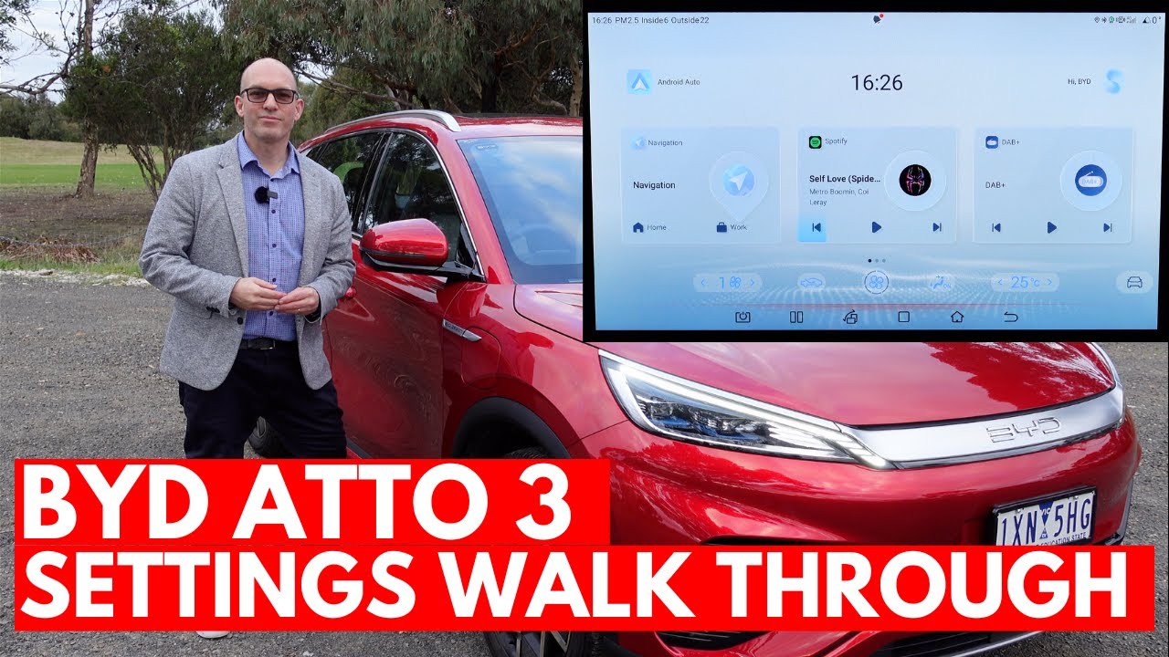 Подробное описание настроек и системных функций автомобиля BYD ATTO 3!