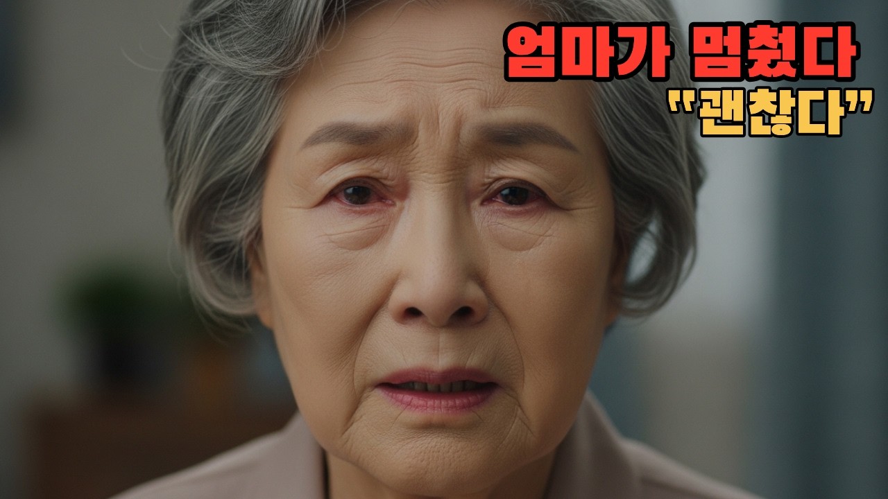 엄마가 끝내 말하지 못한 한마디｜“괜찮다”가 멈춘 밤