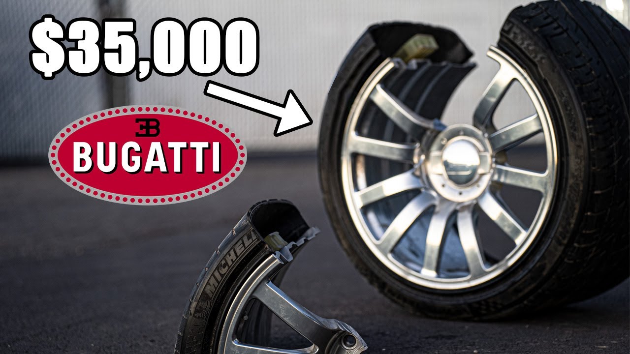 We Cut Open A Very Expensive Bugatti Wheel (W/ Ed Bolian)