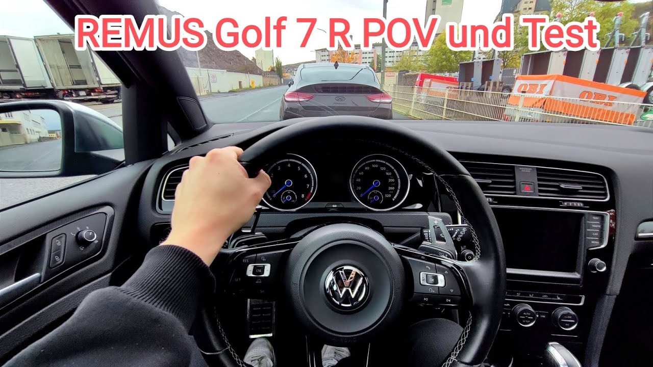 Der beste Golf ever? Wir testen den Golf 7 R von @MAMINO. | POV Drive 60 FPS