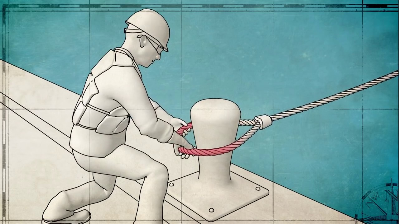 Maritime Training  Line Handling Accident Prevention