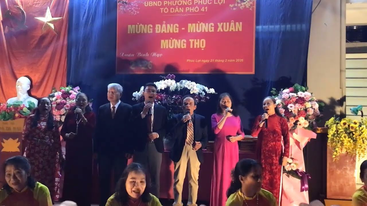 MỪNG ĐẢNG  MỪNG XUÂN  MỪNG THỌ  Tổ dân phố 41 Phúc Lợi Hà Nội  Ngày 05 tháng Giêng Bính Ngọ 2026