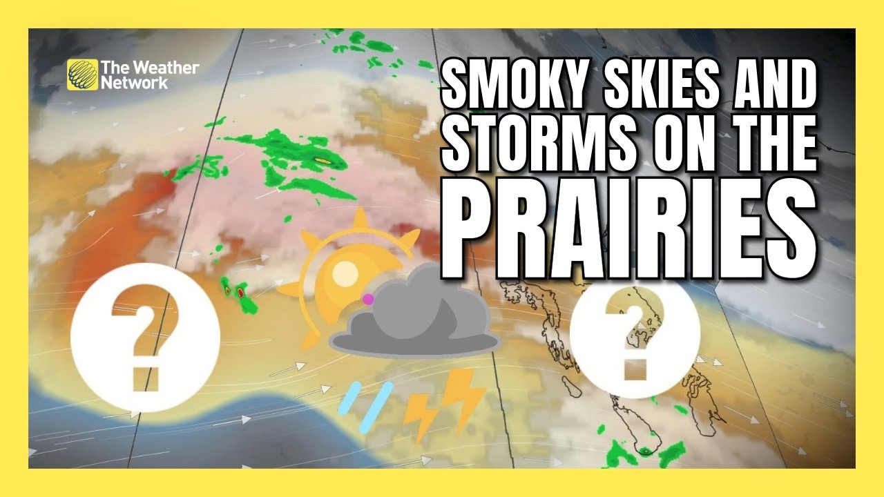 Severe storm risk on the Prairies hinges on wildfire smoke | #forecast