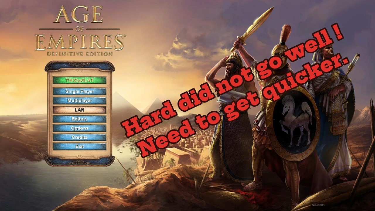 Age of Empires: Definitive Edition | First try at Hard Difficulty did not go well !!