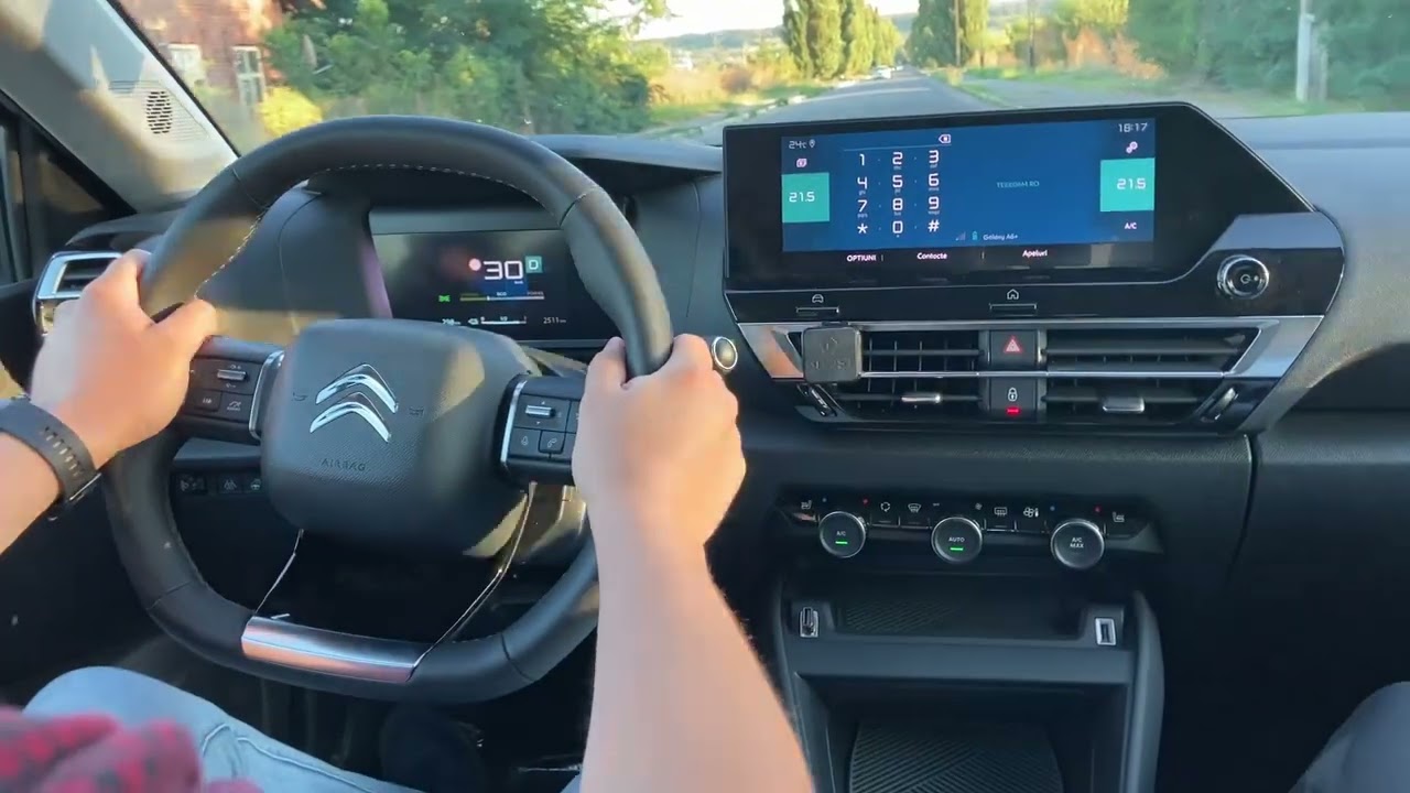 Am condus primul Citroen e-C4 vândut în România!