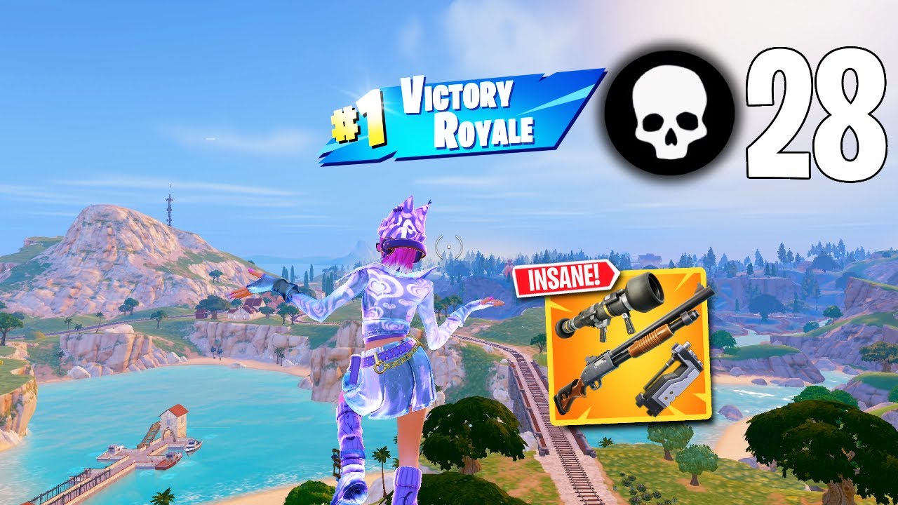 28 Elimination Solo Vs Squads Win Full Gameplay (NEW Fortnite Chapter 5!)