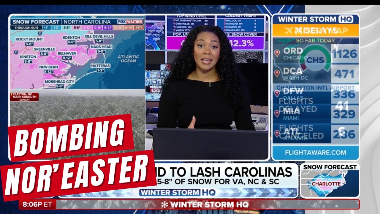 Intense Nor'easter Takes Aim At The Carolinas As Northeast Dodges Major Weekend Storm