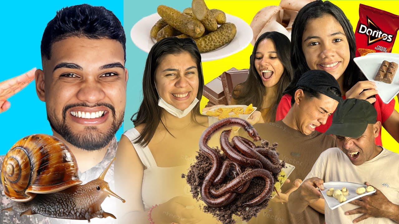 A COMIDA QUE VOCÊ TOCAR, VAI TER QUE COMER! SORTE OU AZAR? 🤢🔥