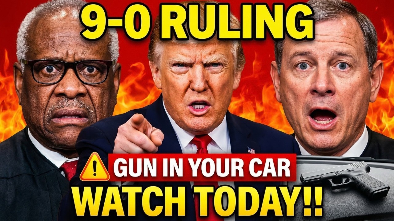 Supreme Court Just Ruled 9–0 — If You Carry a Gun in Your Car, Watch This Today