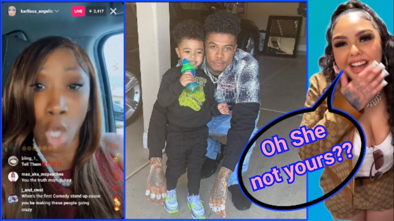 Jaidyn Daughter Not Blueface daughter & Karlissa calls Jaidyn a Bighead Bad Body