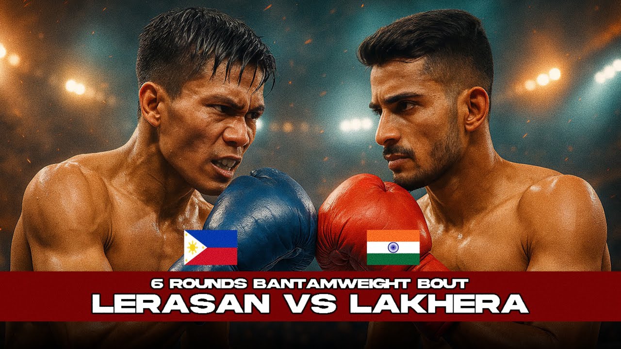🇵🇭Adrian Lerasan vs 🇮🇳Sidhant Lakhera - 6 Rounds Bantamweight Bout