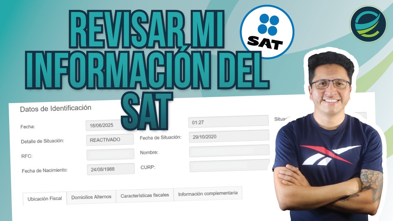 Consultar MI información FISCAL del SAT - domicilio - estatus RFC🔥