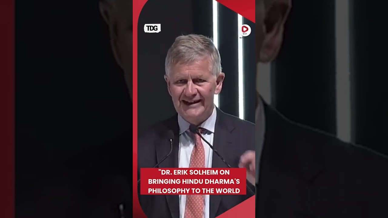 #nxtconclave | Dr. Erik Solheim on Spreading Hindu Dharma&rsquo;s Philosophy Globally | NXT Conclave 2025