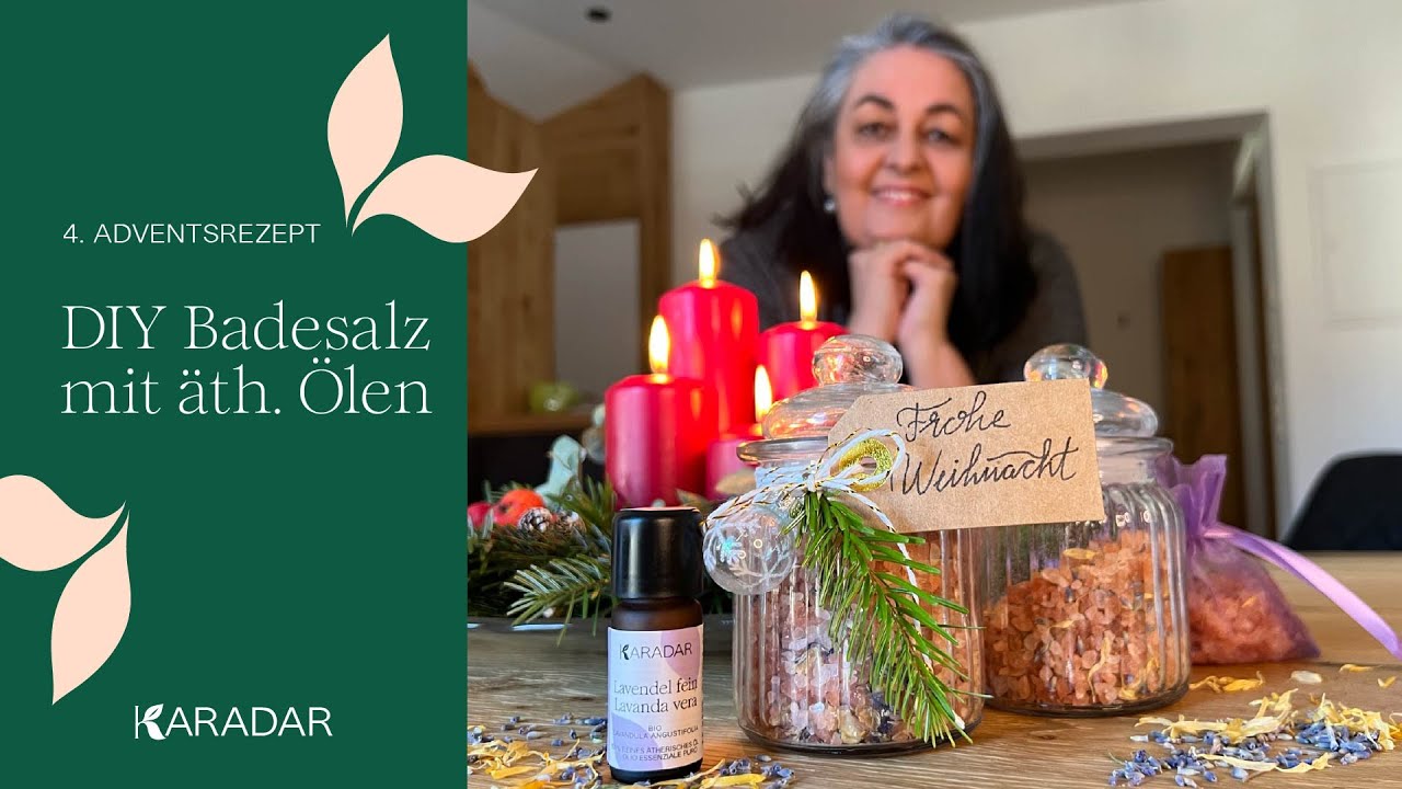 DIY Badesalz mit ätherischen Ölen