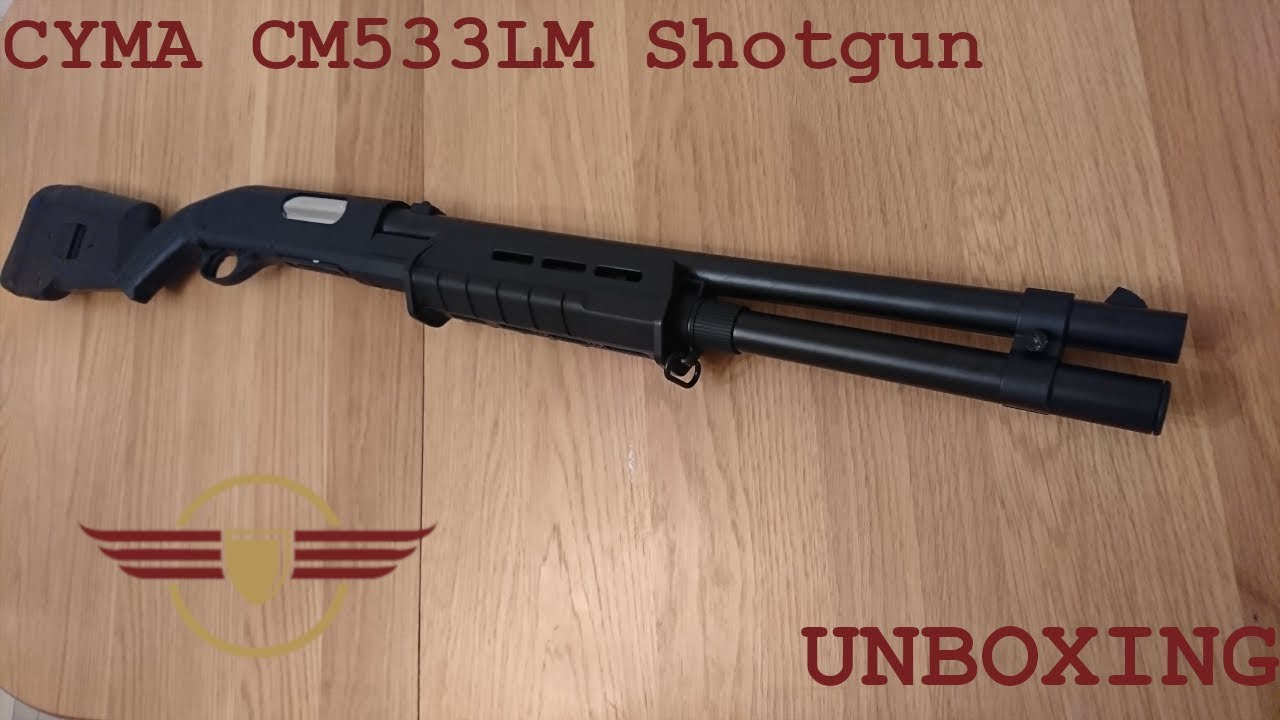 [РАСПАКОВКА] Распаковка помпового ружья CYMA CM355LM с пружинным механизмом