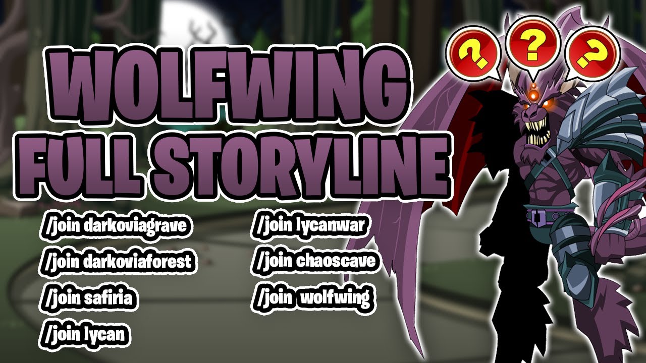 Chaos Lord Wolfwing FULL Storyline Quest Walkthrough - AQW