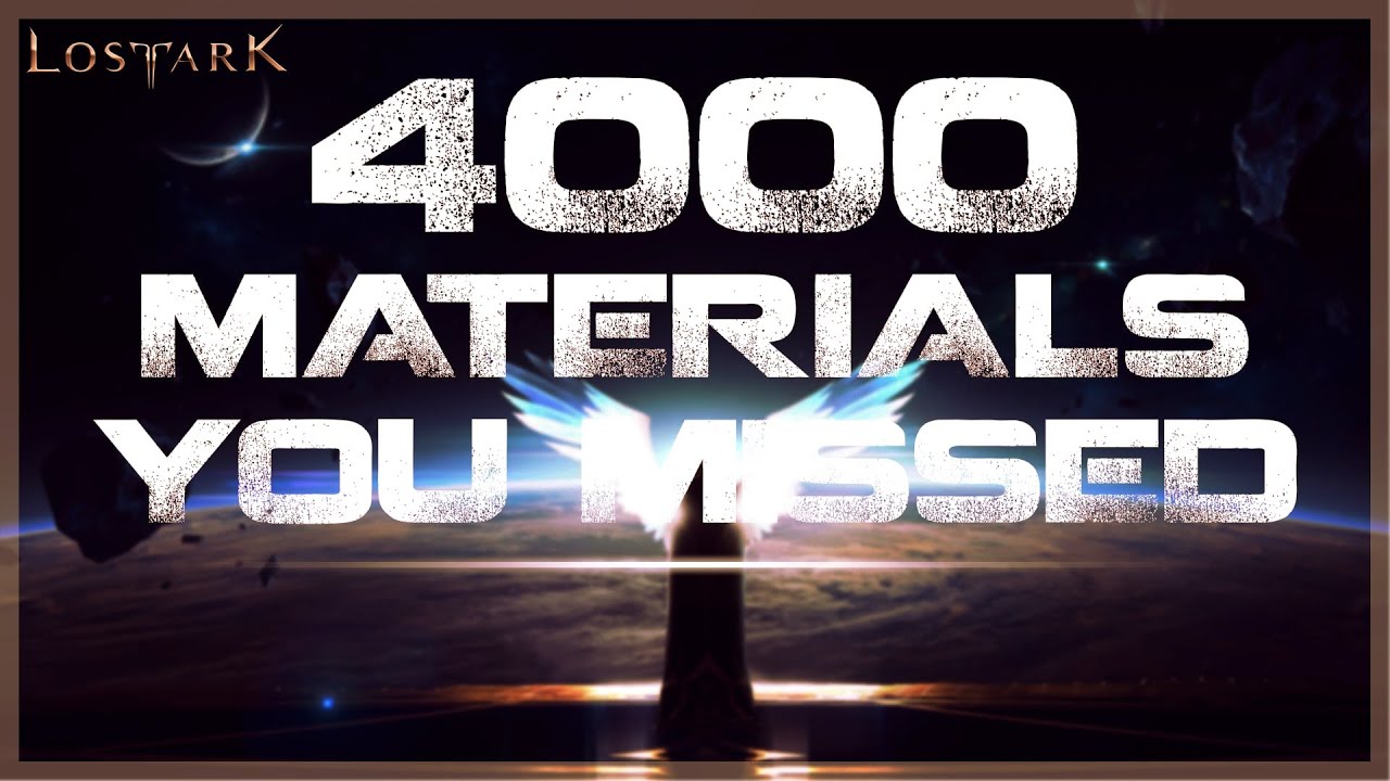 LOST ARK - 4000 TIER 2 materials YOU probably missed! (FIXED)