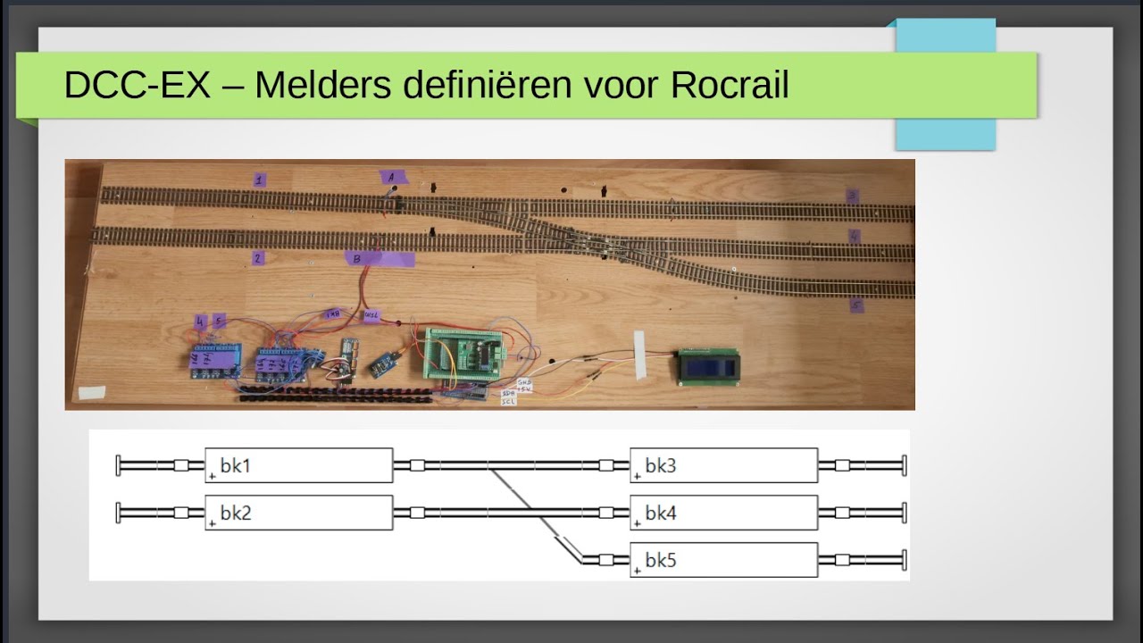 Arduino DCC-EX deel 3A - Melders definiëren voor gebruik in Rocrail