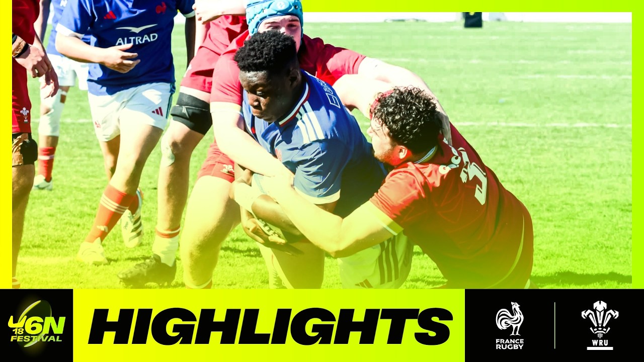 Wales v France | Under 18's men's Six Nations | It all comes down to the final moments!
