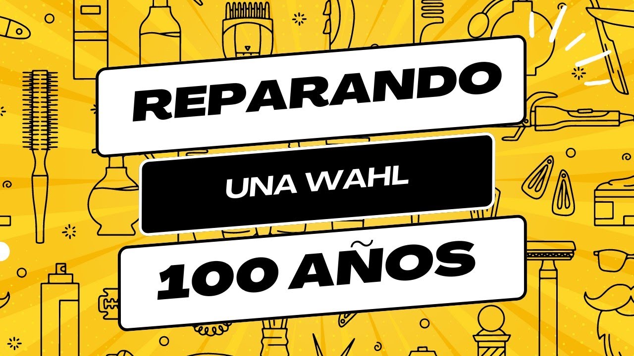 Reparando una wahl 100 años (1919) #barberosdelmundo #barberia