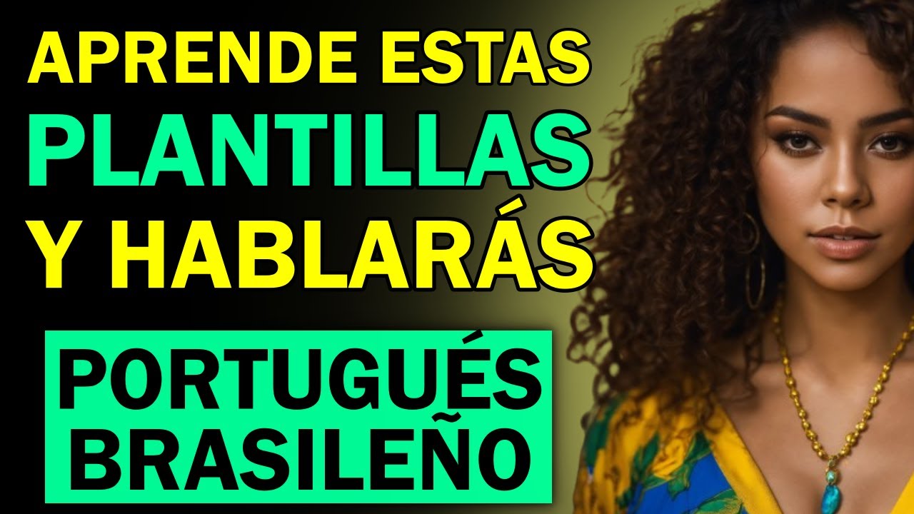 HABLAR PORTUGUÉS ES FÁCIL😉 MEMORIZANDO ESTO - Clase de portugués  completa