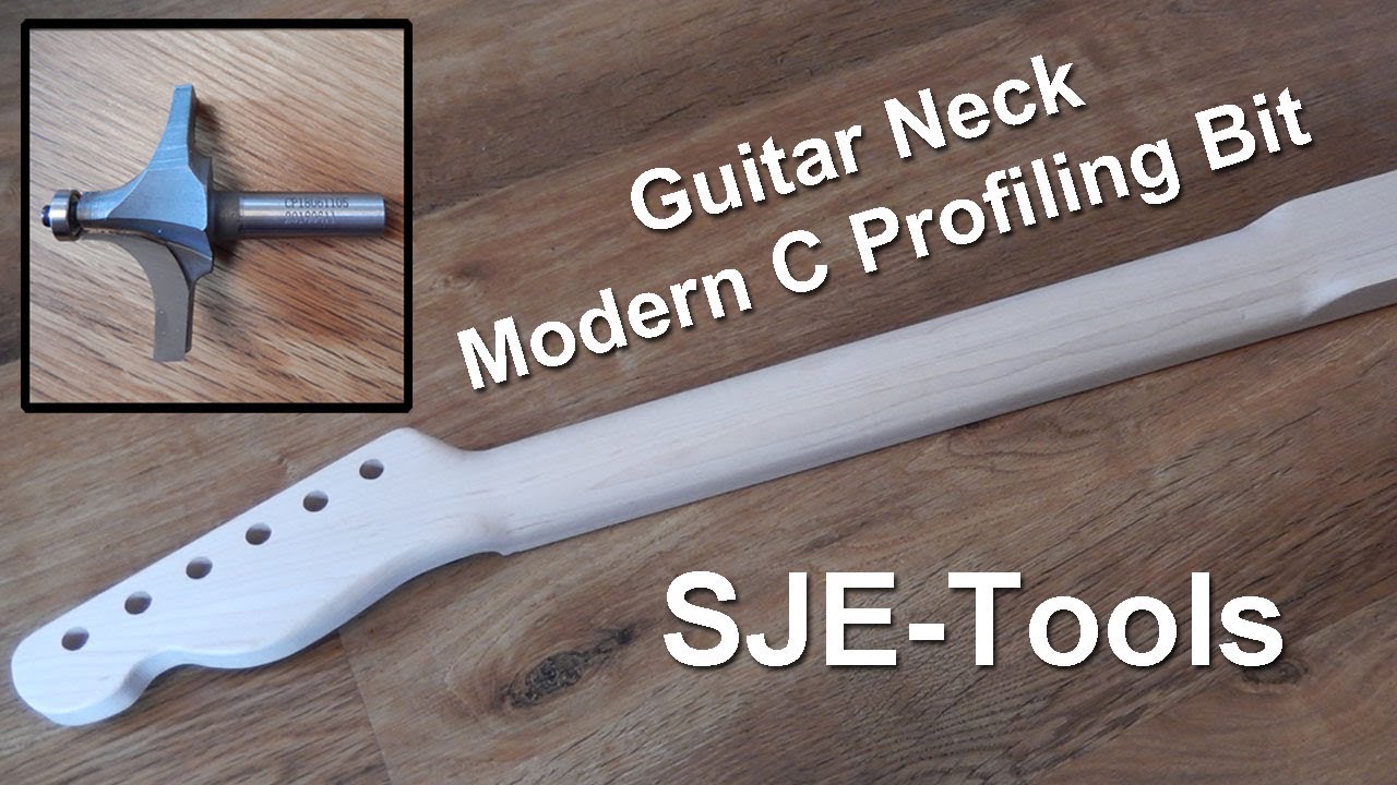 Guitar Neck Modern C Router Bit from SJE Tools