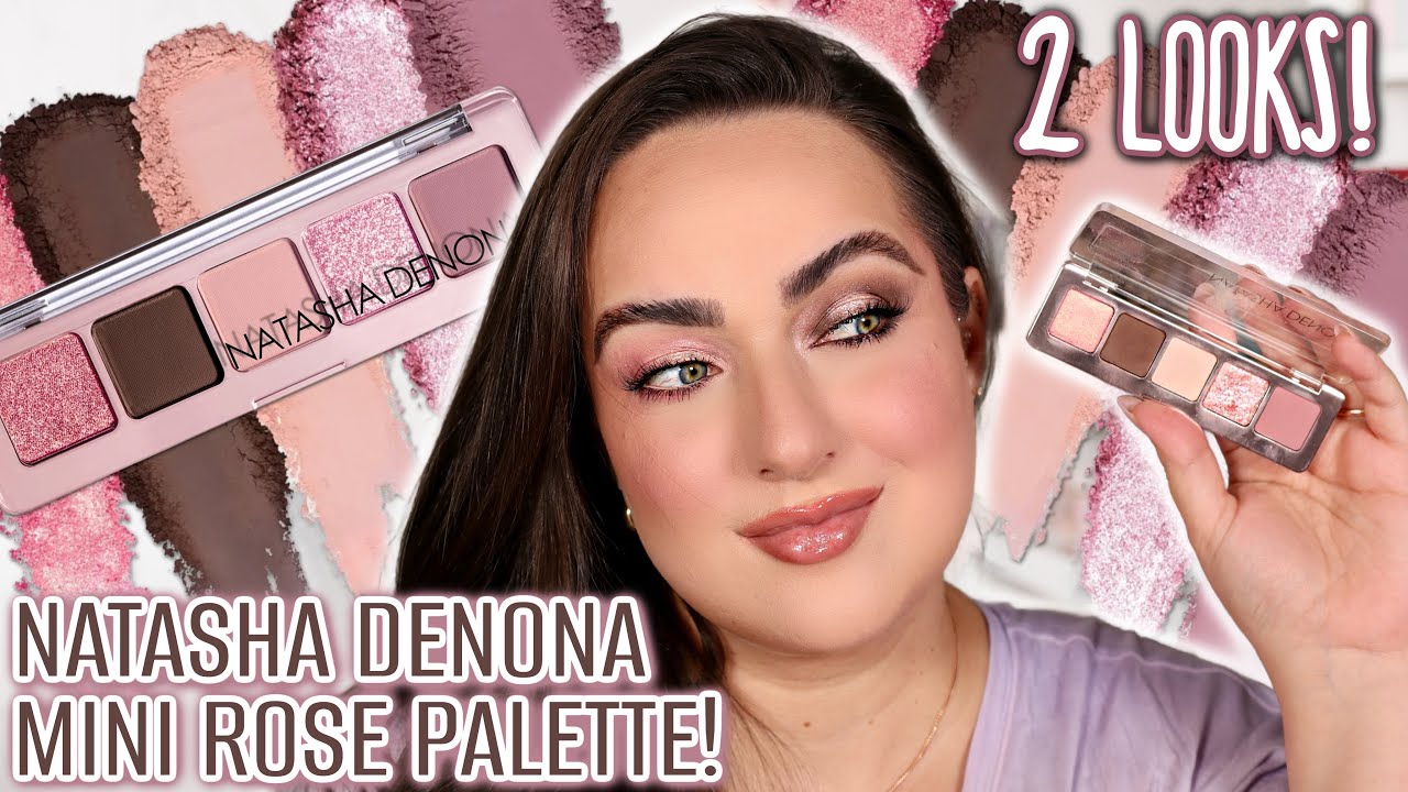 NATASHA DENONA MINI ROSE PALETTE REVIEW + 2 LOOKS & COMPARISONS!