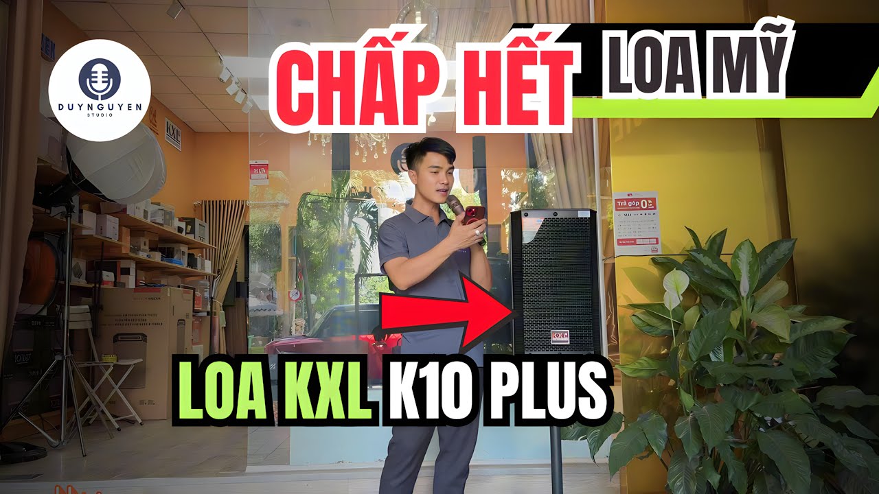 Si&ecirc;u Phẩm Loa Karaoke Di Động KXL K10 Plus Bass 25cm 500W