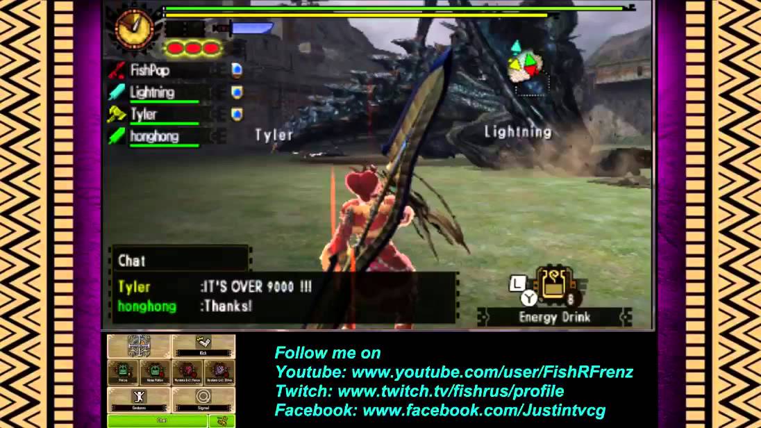 MH4U Gogmazios with Insect Glaive