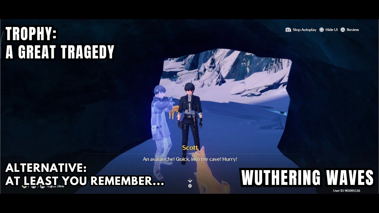 [Wuthering Waves Trophy] A Great Tragedy / At Least You Remember...: Follow Fitz & Find The Cassette