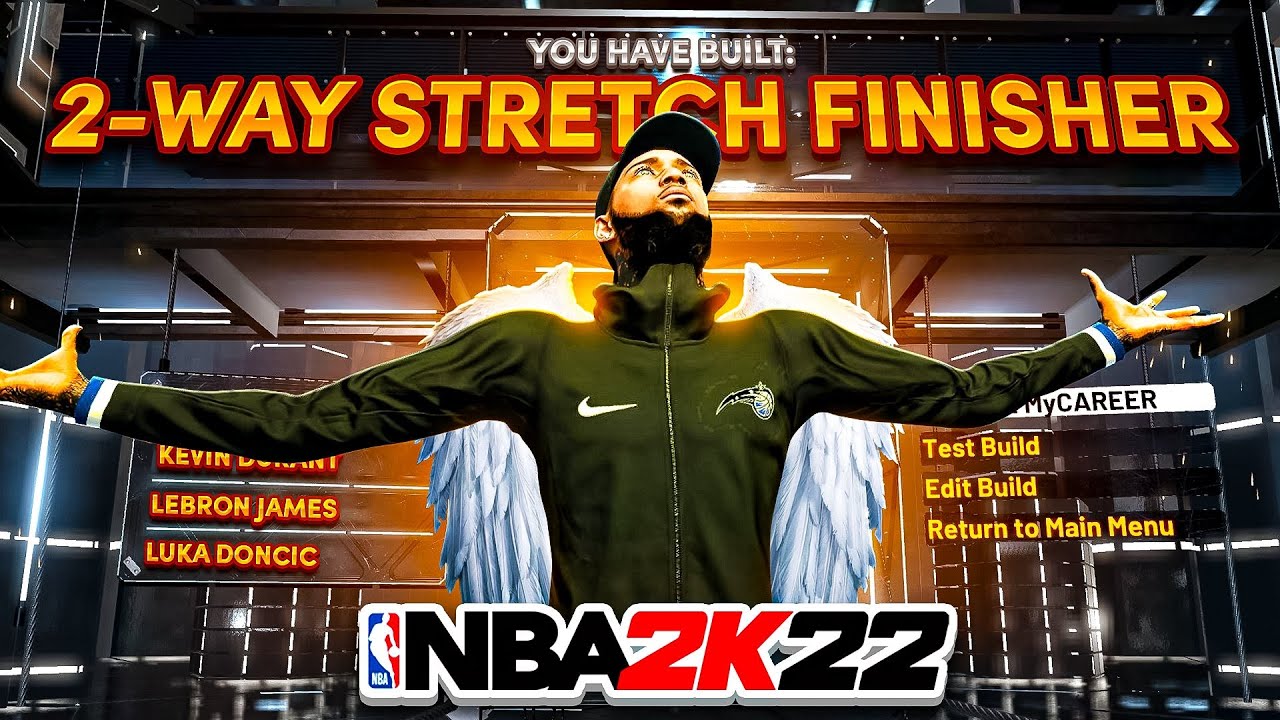 NEW "2-WAY STRETCH FINISHER" REBIRTH BUILD IS A DEMIGOD ON NBA 2K22! SHOOT 3S & GET CONTACT DUNKS!