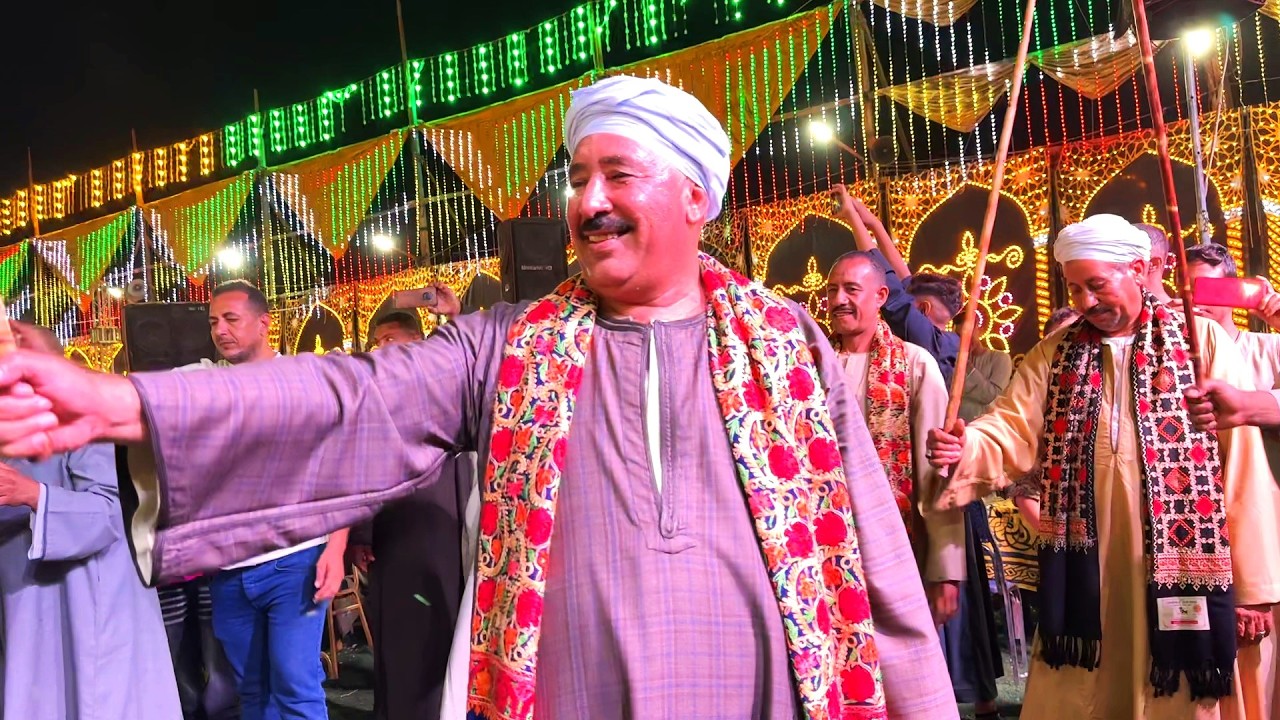 شوف رقصة العمده الجديده على الغاب والمزمار 👏 عيون القلب "  مع فنان الصعيد محمد البنجاوي