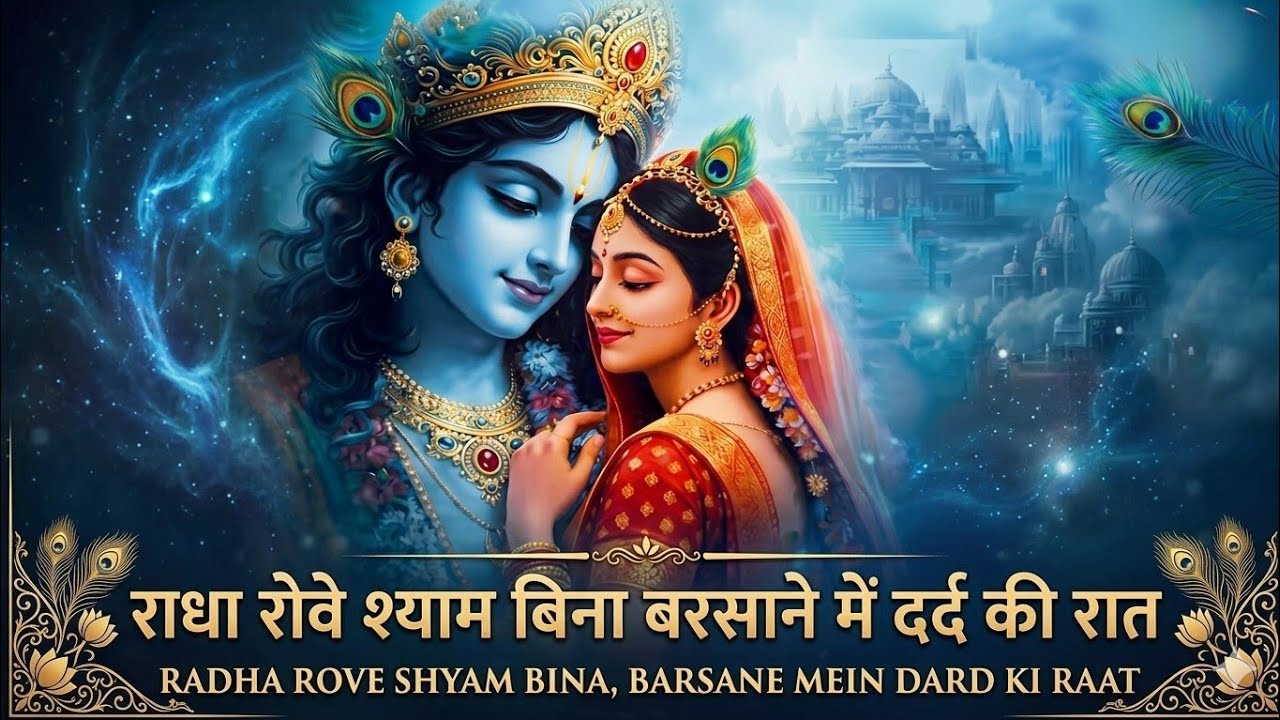 राधा रोवे श्याम बिना बरसाने में दर्द की रात     tute dil ki awaz