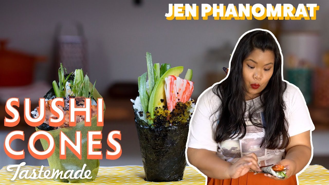 Sushi Cones (Temaki) - 3 Ways I Good Times With Jen