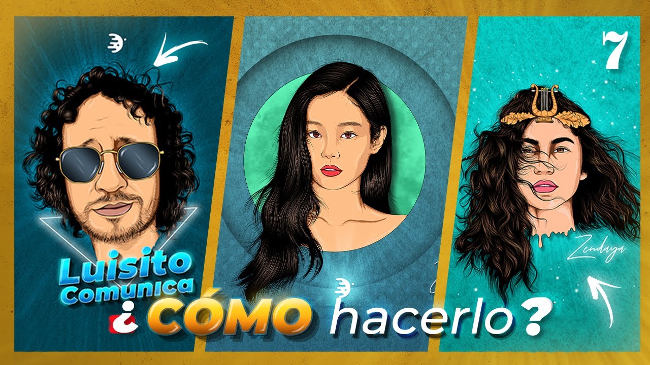 Crea Fondos INCREIBLES · Dilustrando desde CERO | Photoshop Tutorial