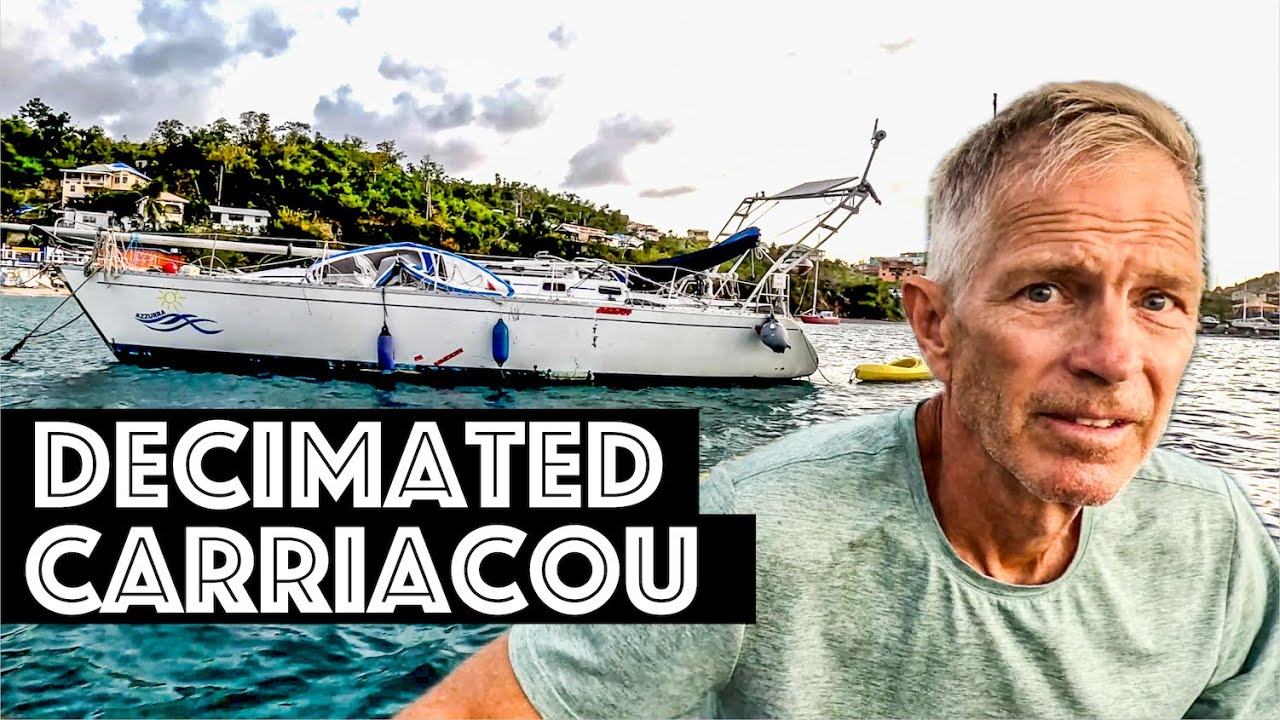 Decimated after the hurricane...  Sailing Aquarius Ep. 207