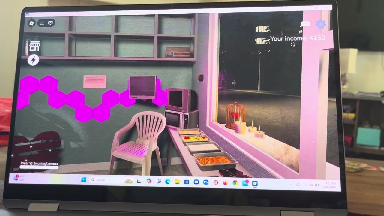 Playing scary shawarma kiosk in Roblox!