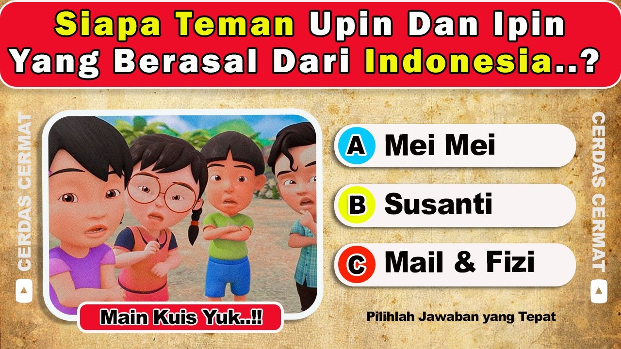 KUIS SERU UP1N & 1PIN | JIKA KAMU PENGGEMAR JAWAB 20 PERTANYAAN NYA