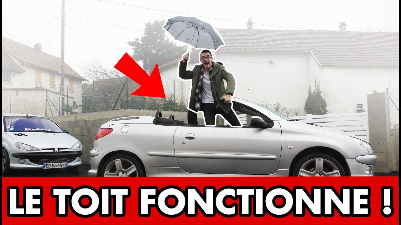 Projet 206 CC : Le toit s'ouvre enfin !